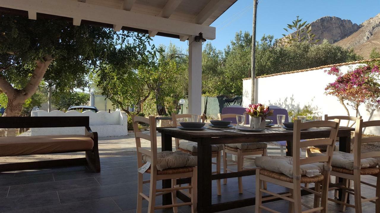 Mediterranean Villa Terrasini Bagian luar foto